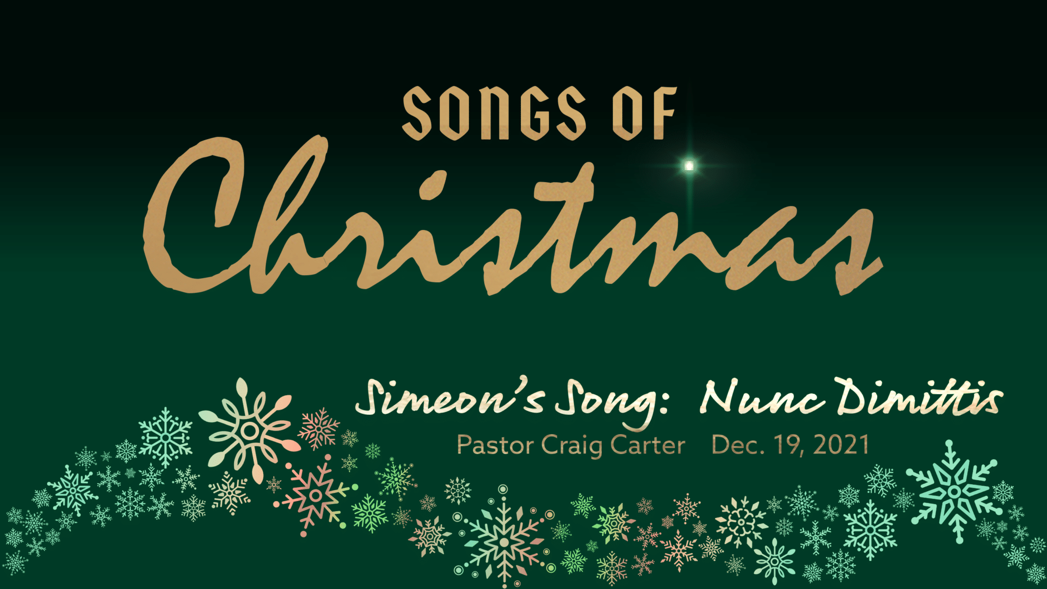 Simeon’s Song – Nunc Dimittis | Lynn Haven Methodist